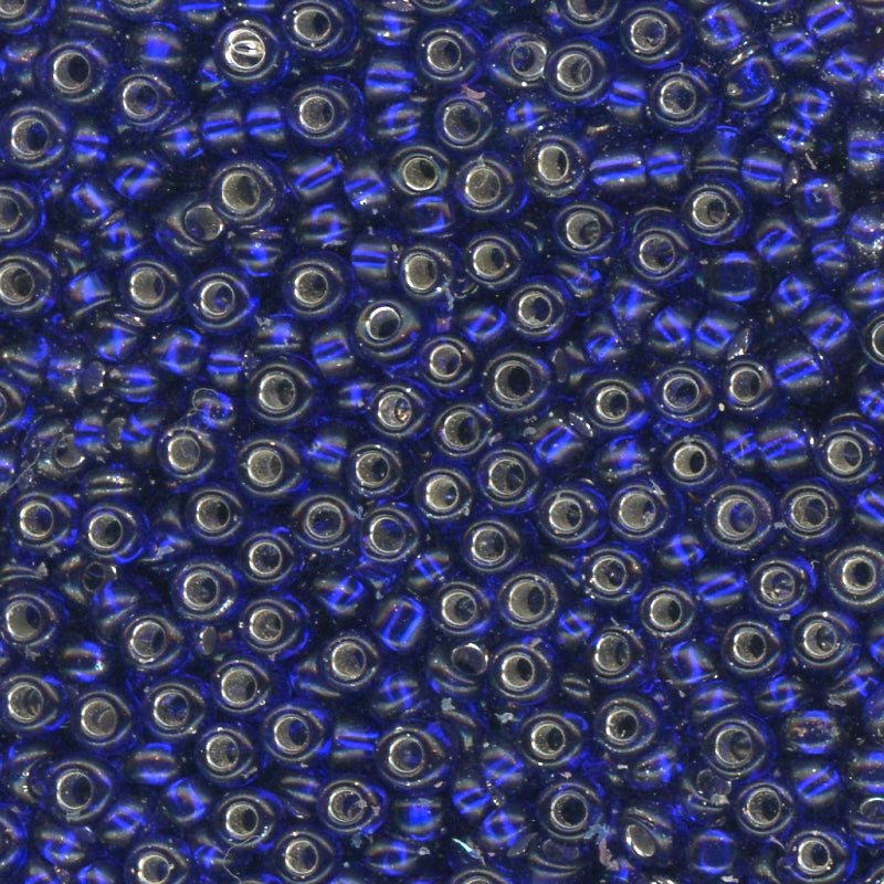 11/0 Bead Silver Lined Blue 450 Grams