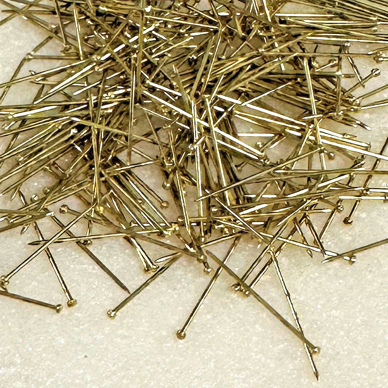 Gold Square Pin 3/4-inch Gold Sequin Pins 100 grams – Cartwright's Sequins