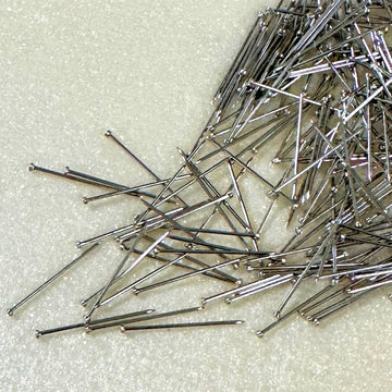 DAMAGED PACKAGING 3/4-inch Silver Sequin Pins 100 grams
