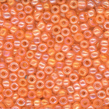 8/0 Bead Iridescent Tangerine