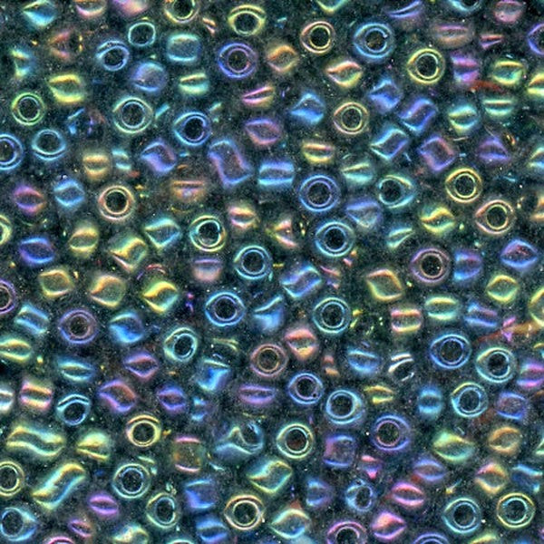 8/0 Bead Iridescent Black