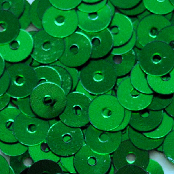 5mm Flat Metallic Green 100 grams