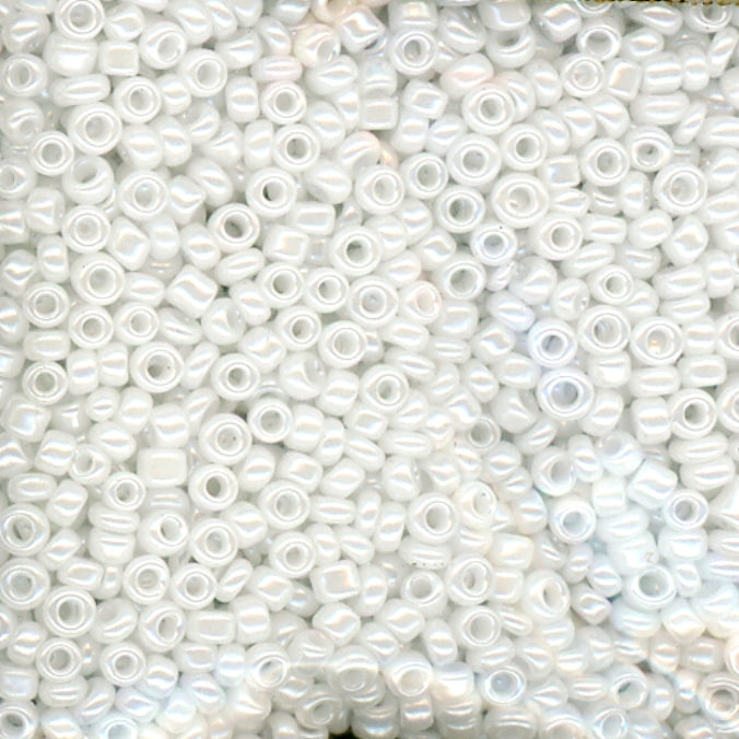 15/0 Bead Ceylon White 100 Grams