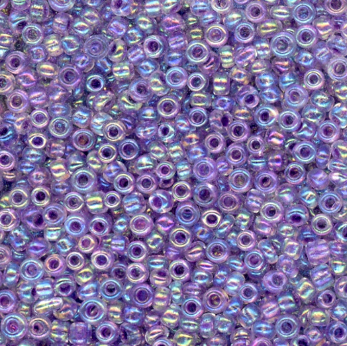 15/0 Bead Iridescent Grape 500 Grams