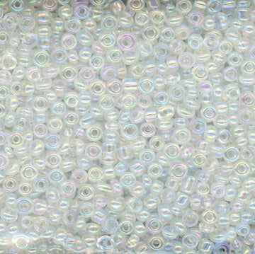 15/0 Bead Iridescent Clear 500 Grams