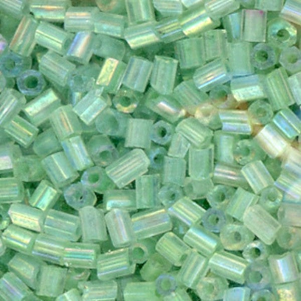2-cut Bead Iridescent Aqua 100 Grams