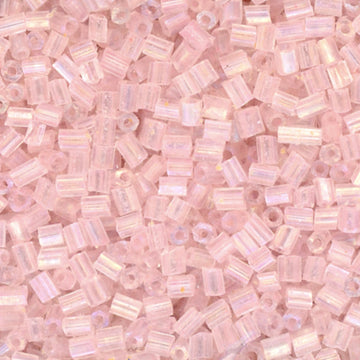 2-cut Bead Iridescent Pale Pink 100 Grams