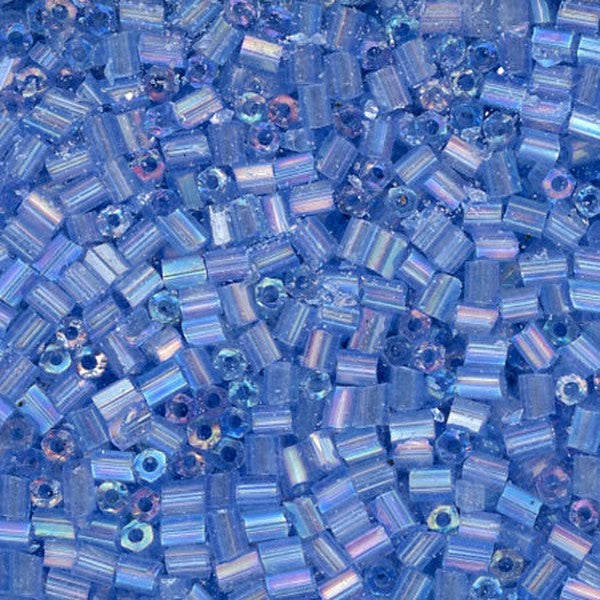 2-cut Bead Iridescent Cornflower Blue 500 Grams