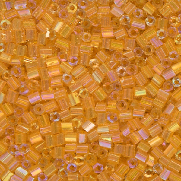 2-cut Bead Iridescent Orange 500 Grams