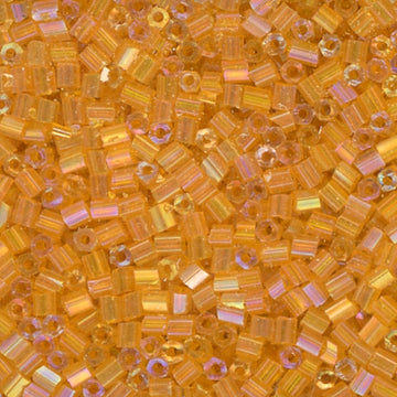 2-cut Bead Iridescent Orange 500 Grams