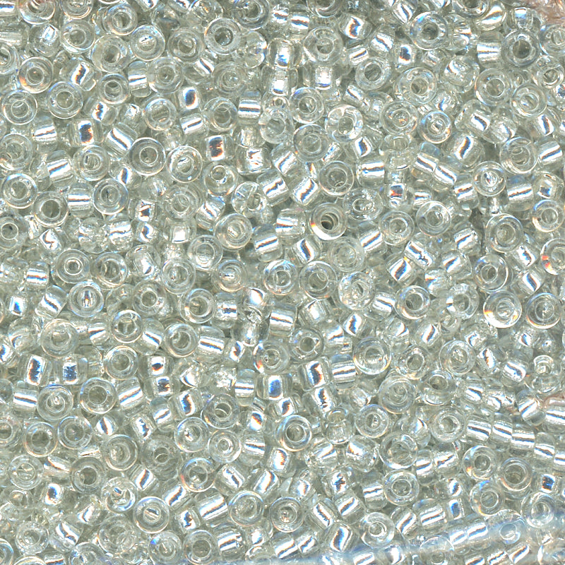 11/0 Bead Silver Lined Clear 250 Grams