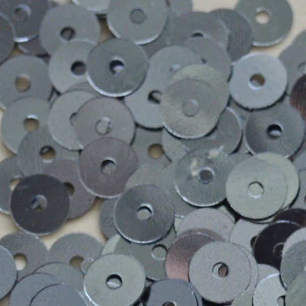 5mm Flat Metallic Gray 100 grams