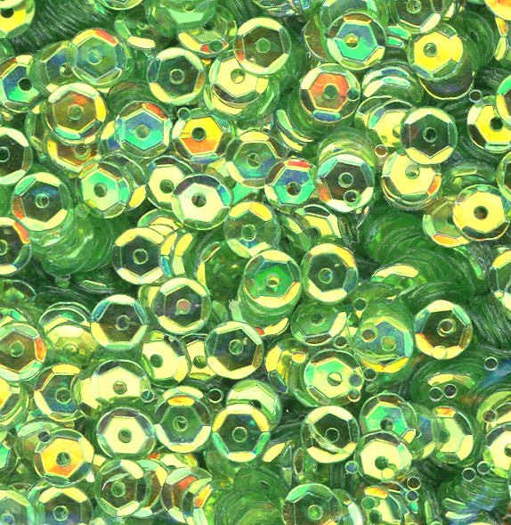 5mm Slightly Cupped Crystal Iris Mystic Meadow