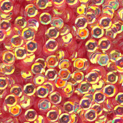 5mm Slightly Cupped Crystal Iris Pinkadilly Circus