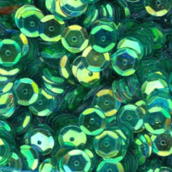 10mm Slightly Cupped Crystal Iris Seaspray