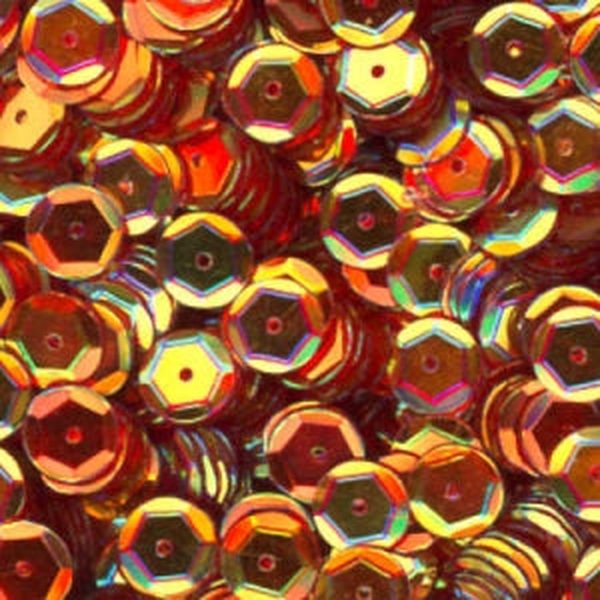 10mm Slightly Cupped Crystal Iris Volcano 100 Grams