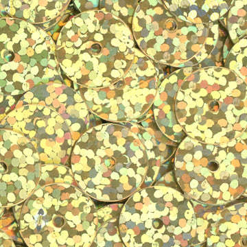 10mm Flat Hologram Gold