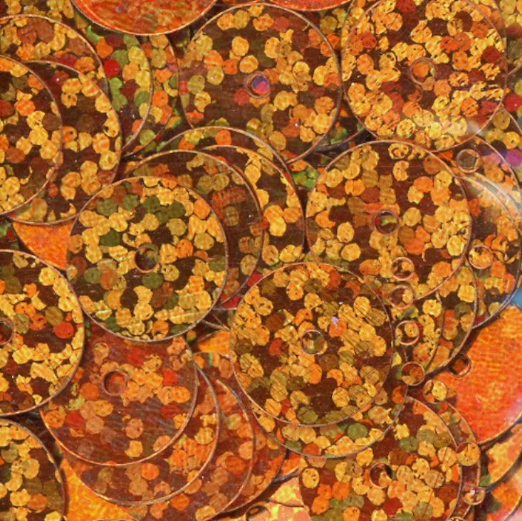 10mm Flat Hologram Terracotta