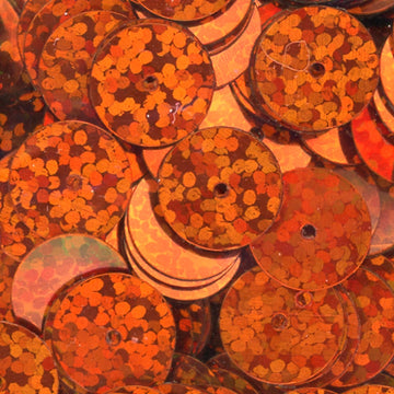 10mm Flat Hologram Orange 100 Grams