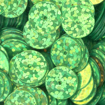 10mm Flat Hologram Lemon Lime 100 Grams