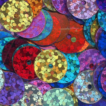 10mm Flat Hologram Mix 100 Grams