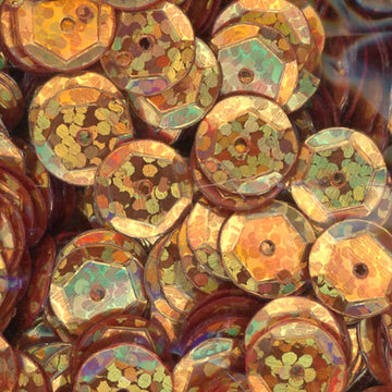 10mm Slightly Cupped Hologram Aztec Sunrise 100 Grams