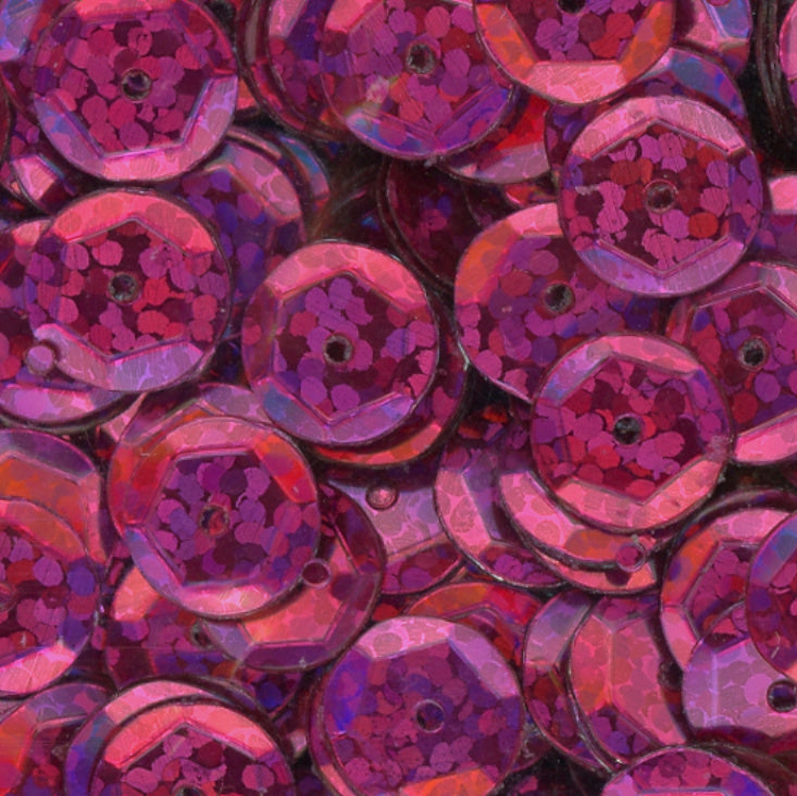 10mm Slightly Cupped Hologram Berry 100 Grams