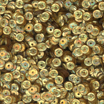 5mm Slightly Cupped Hologram Gold