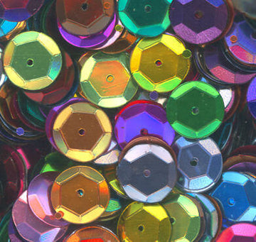 10mm Slightly Cupped Metallic Mix