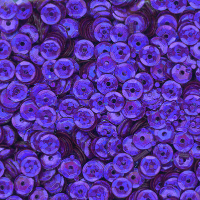 5mm Slightly Cupped Hologram Grape
