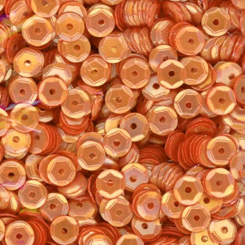 5mm Slightly Cupped Satin Dark Ecru