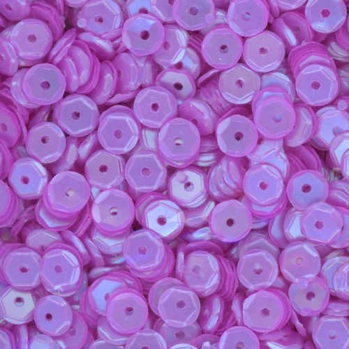 5mm Slightly Cupped Satin Light Purple 100 Grams