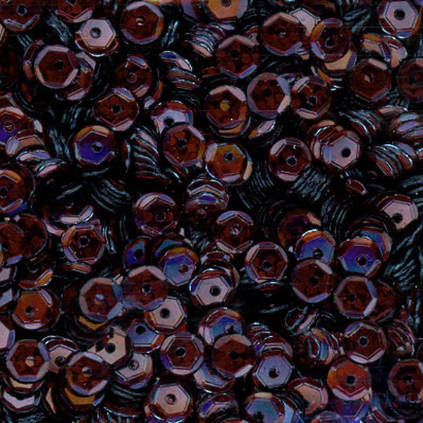 5mm Slightly Cupped Hologram Black Orchid
