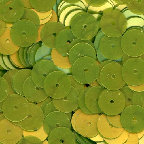8mm Flat Satin Dark Chartreuse 100 Grams