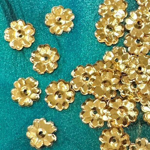 Metallic Shape 9 Gold