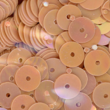 6mm Flat Opaque Iridescent Light Coral