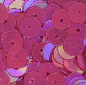 6mm Flat Opaque Iridescent Berry
