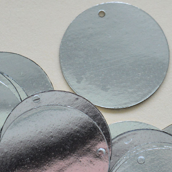 20mm Metallic Paillette Silver