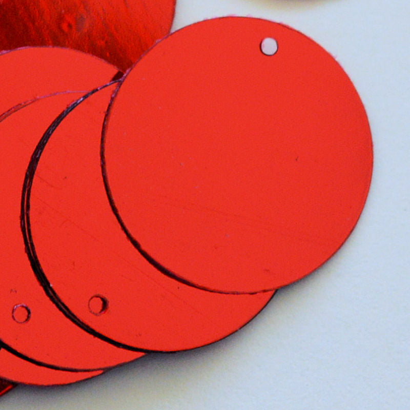 20mm Metallic Paillette Red 1000 count
