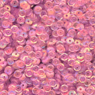 4mm Slightly Cupped Iridescent Light Orchid