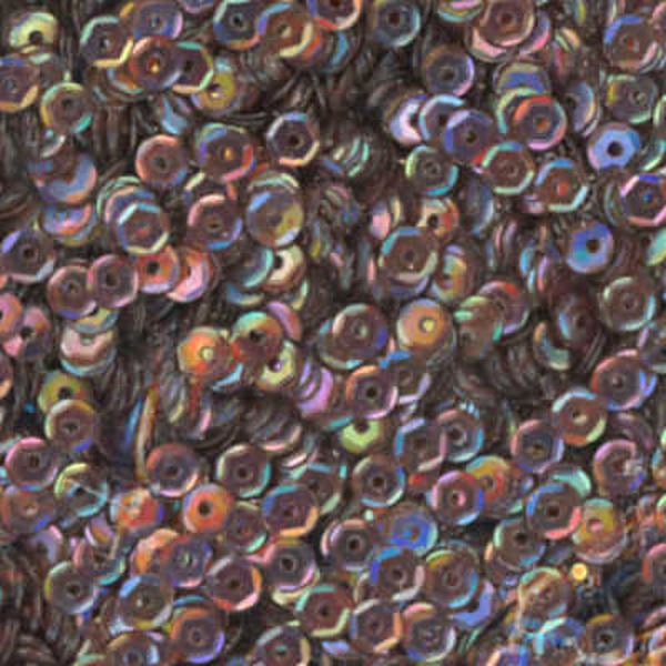 4mm Slightly Cupped Iridescent Chocolate 100 Grams