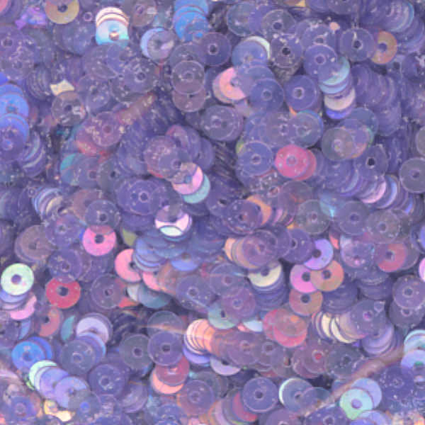 4mm Flat Iridescent Light Purple