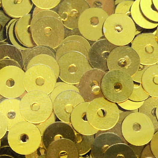 5mm Flat Metallic Yellowgreen 100 grams