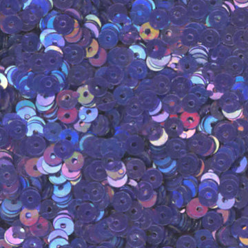 4mm Flat Iridescent Dark Purple 100 Grams