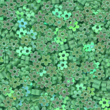 3mm Opaque Flower Wasabi 100 grams