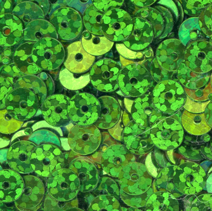 5mm Flat Hologram Midori 100 grams