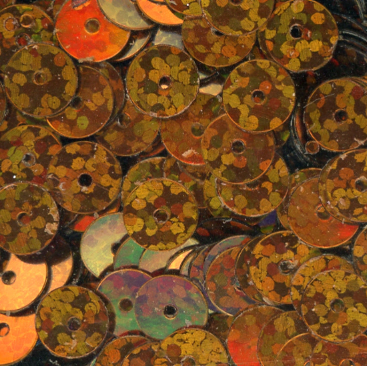 5mm Flat Hologram Bronze 100 grams