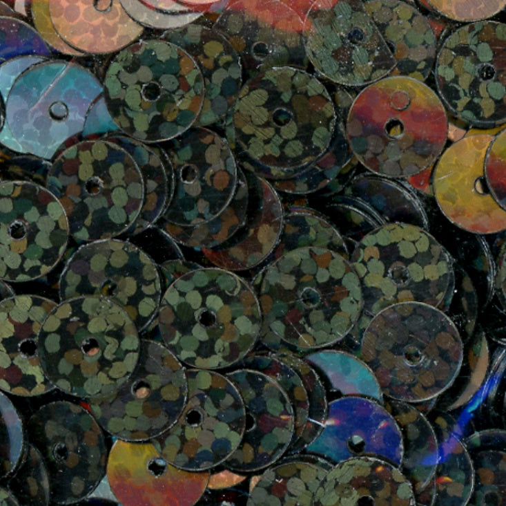 5mm Flat Hologram Black 100 grams