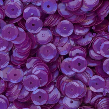 6mm Slightly Cupped Satin Dark Purple 100 Grams