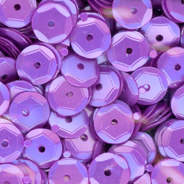 6mm Slightly Cupped Satin Orchid 100 Grams
